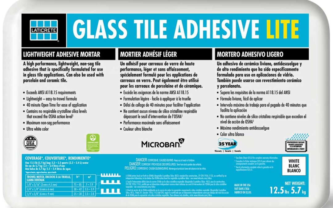 Glass Tile Adhesive
